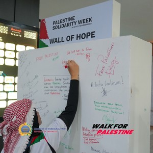 Race photo from WALK FOR PALESTINE