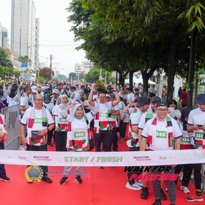 Race photo from WALK FOR PALESTINE