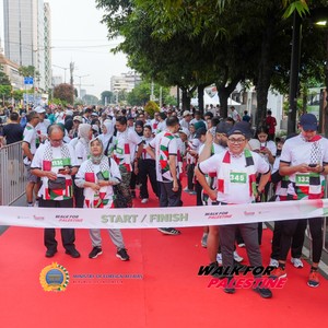 Race photo from WALK FOR PALESTINE