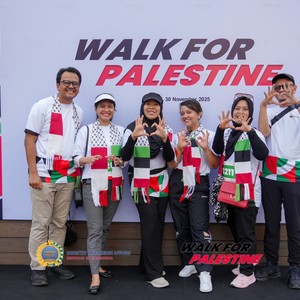 Race photo from WALK FOR PALESTINE