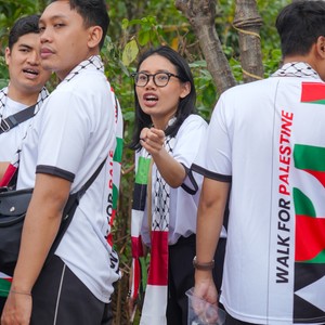 Race photo from WALK FOR PALESTINE