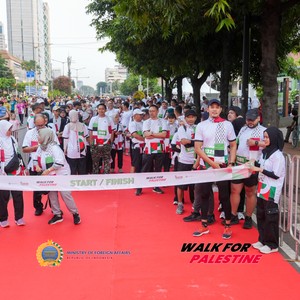 Race photo from WALK FOR PALESTINE