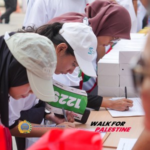 Race photo from WALK FOR PALESTINE