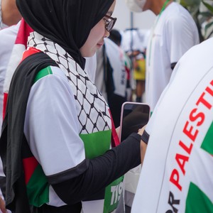 Race photo from WALK FOR PALESTINE