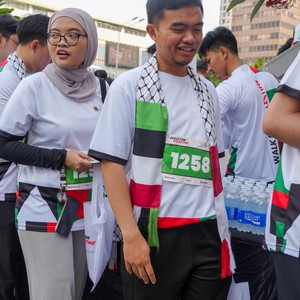 Race photo from WALK FOR PALESTINE