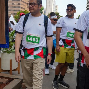 Race photo from WALK FOR PALESTINE