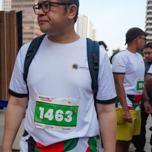 Race photo from WALK FOR PALESTINE