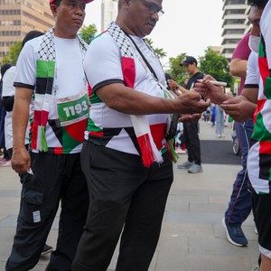 Race photo from WALK FOR PALESTINE