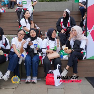 Race photo from WALK FOR PALESTINE