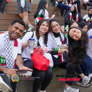 Race photo from WALK FOR PALESTINE