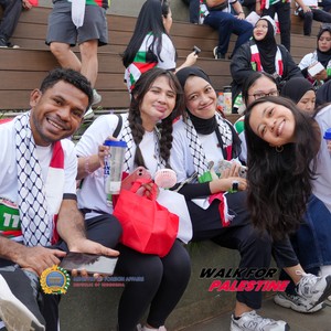 Race photo from WALK FOR PALESTINE