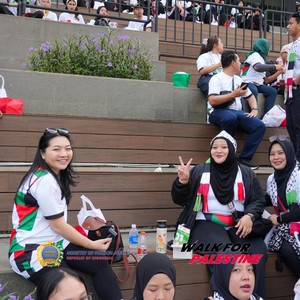 Race photo from WALK FOR PALESTINE
