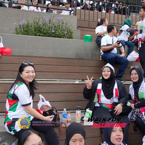 Race photo from WALK FOR PALESTINE