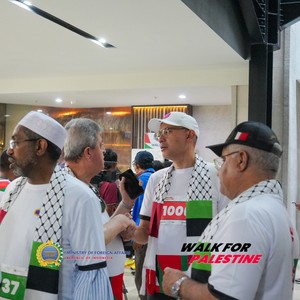 Race photo from WALK FOR PALESTINE