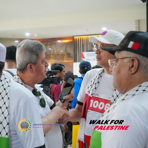 Race photo from WALK FOR PALESTINE