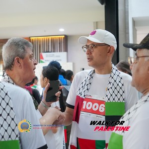 Race photo from WALK FOR PALESTINE