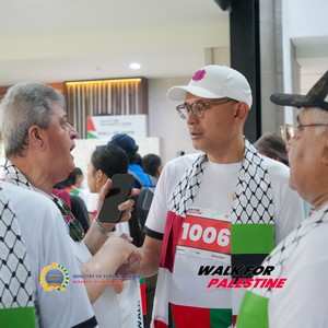 Race photo from WALK FOR PALESTINE
