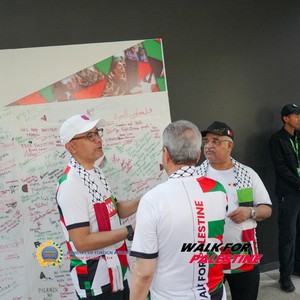 Race photo from WALK FOR PALESTINE