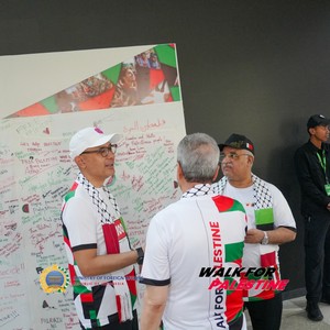 Race photo from WALK FOR PALESTINE