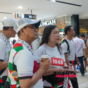 Race photo from WALK FOR PALESTINE