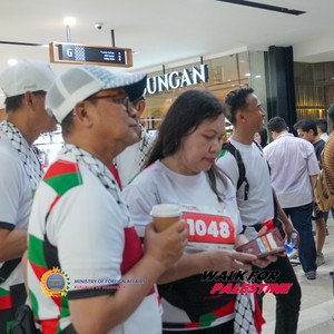 Race photo from WALK FOR PALESTINE