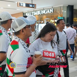 Race photo from WALK FOR PALESTINE