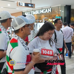 Race photo from WALK FOR PALESTINE