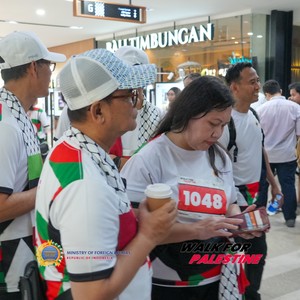 Race photo from WALK FOR PALESTINE