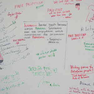 Race photo from WALK FOR PALESTINE