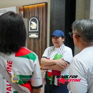 Race photo from WALK FOR PALESTINE