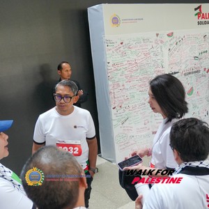 Race photo from WALK FOR PALESTINE