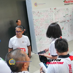 Race photo from WALK FOR PALESTINE