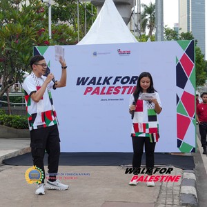 Race photo from WALK FOR PALESTINE