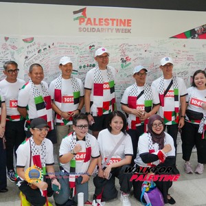 Race photo from WALK FOR PALESTINE