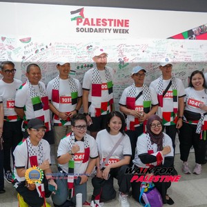 Race photo from WALK FOR PALESTINE