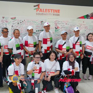 Race photo from WALK FOR PALESTINE