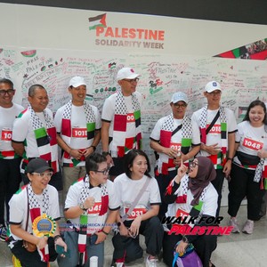 Race photo from WALK FOR PALESTINE