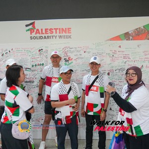 Race photo from WALK FOR PALESTINE