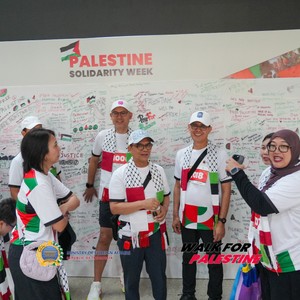 Race photo from WALK FOR PALESTINE