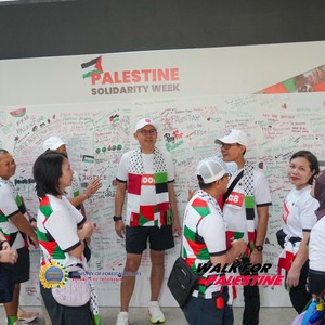 Race photo from WALK FOR PALESTINE
