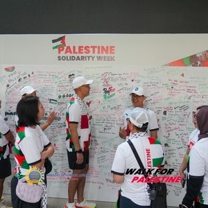 Race photo from WALK FOR PALESTINE