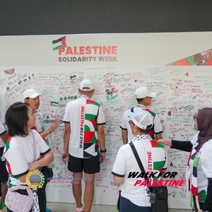 Race photo from WALK FOR PALESTINE