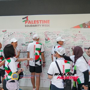 Race photo from WALK FOR PALESTINE