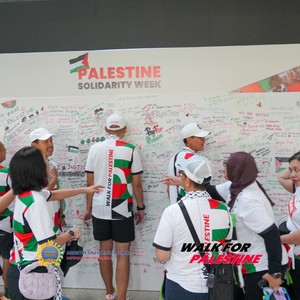 Race photo from WALK FOR PALESTINE