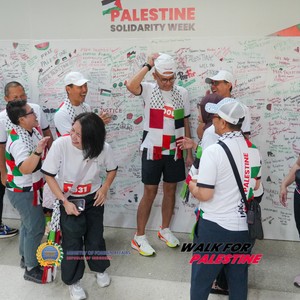 Race photo from WALK FOR PALESTINE