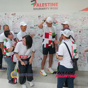 Race photo from WALK FOR PALESTINE