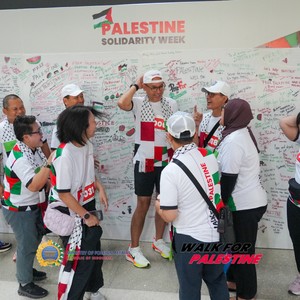 Race photo from WALK FOR PALESTINE