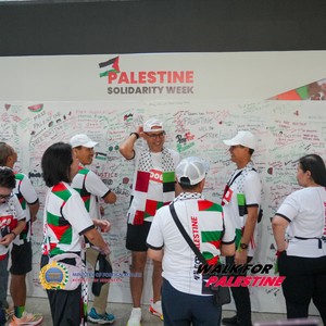 Race photo from WALK FOR PALESTINE