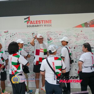 Race photo from WALK FOR PALESTINE