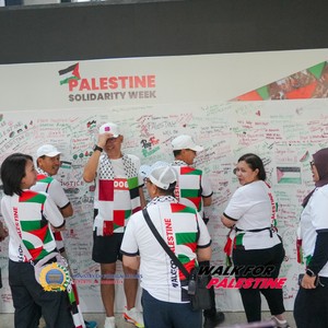 Race photo from WALK FOR PALESTINE